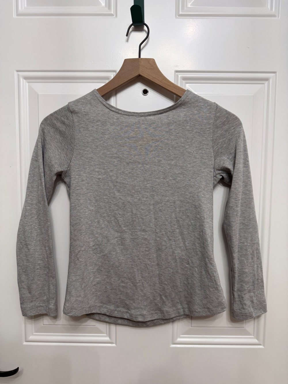 Women’s Long Sleeve Crewneck Top - Heather Gray